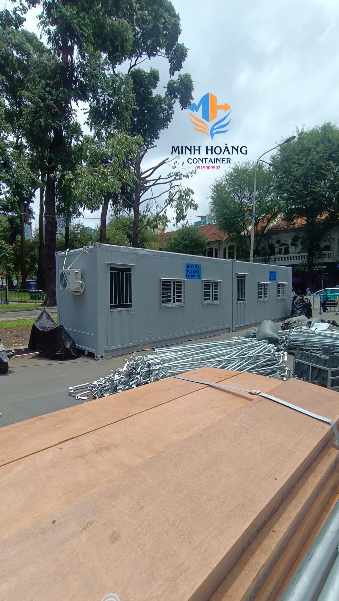 Bộ đôi container văn phòng 20 feet tại Quận 1